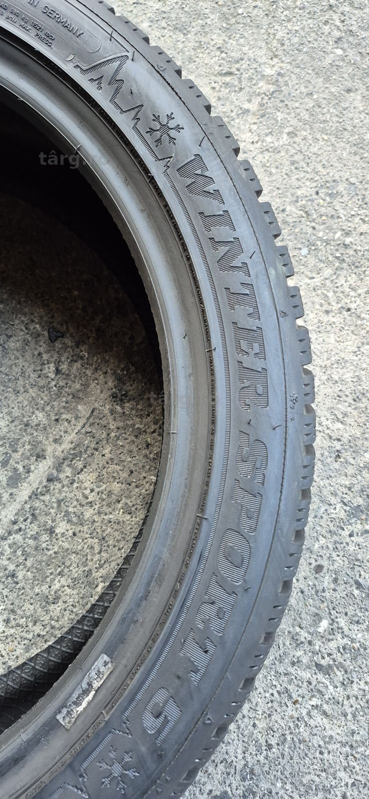 4 anvelope iarna Dunlop,fata 225/45/18,spate 255/40/18.Pret/bucata. 5