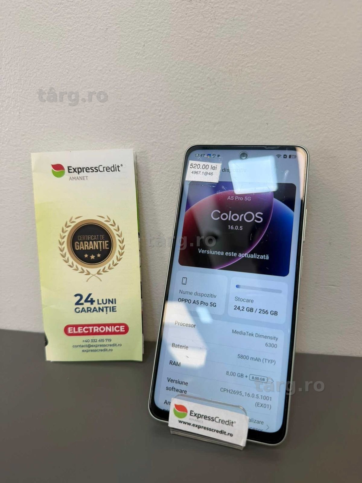 [AG46] Oppo A5 PRO B.4967 3