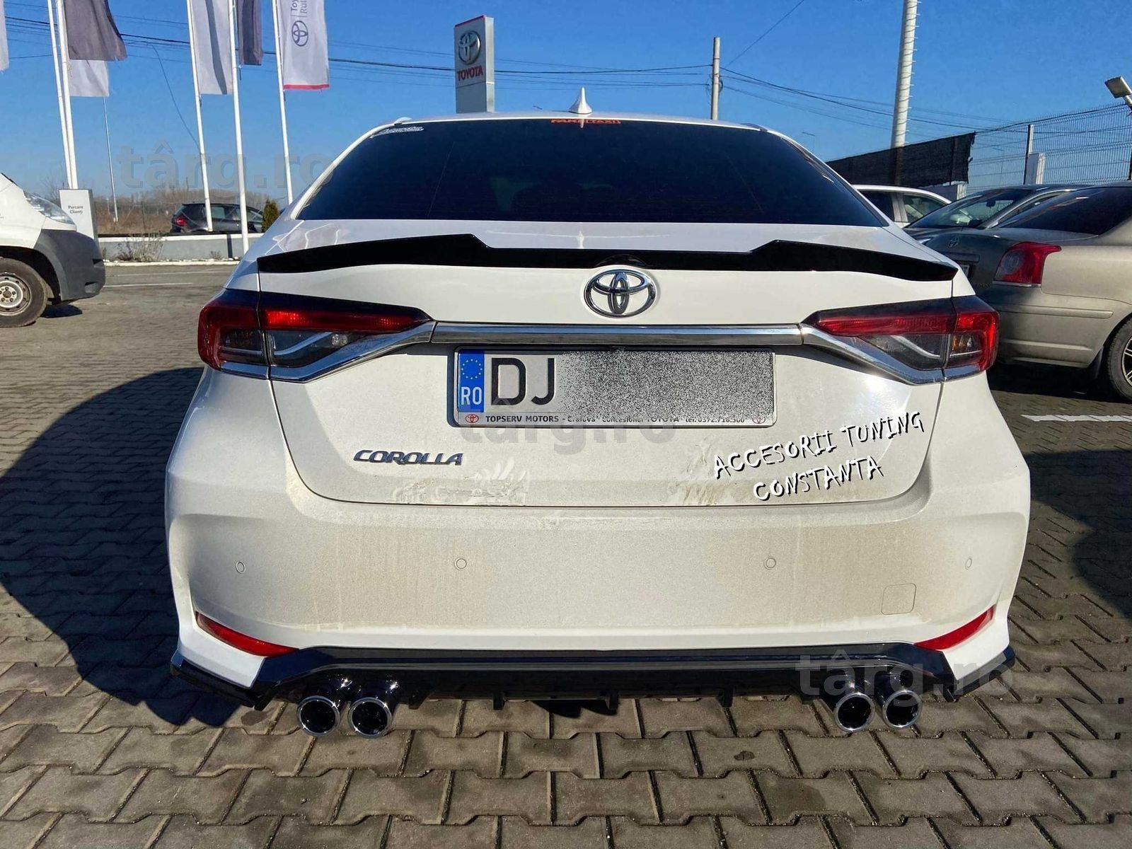 Difuzor Bara Spate + Coltare - Toyota Corolla 2019+