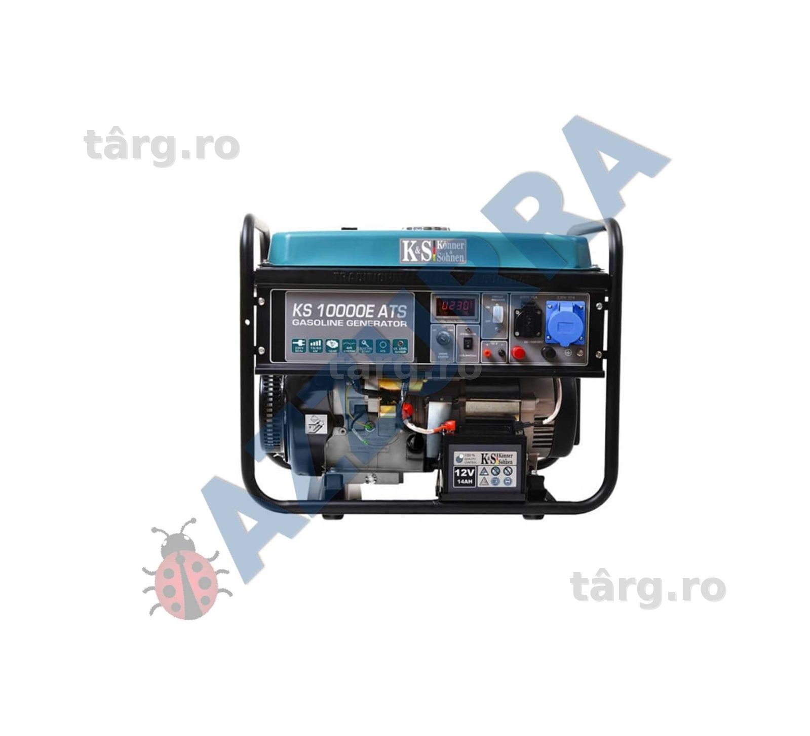 Generator de curent 8 kW benzina PRO – Konner Sohnen – KS-10000E-3-ATS