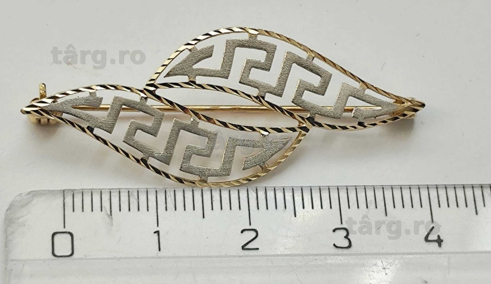 Brosa aur 14K 2.33gr (AG35 B 12936.4/42)  Garantie 2  ani ! 3