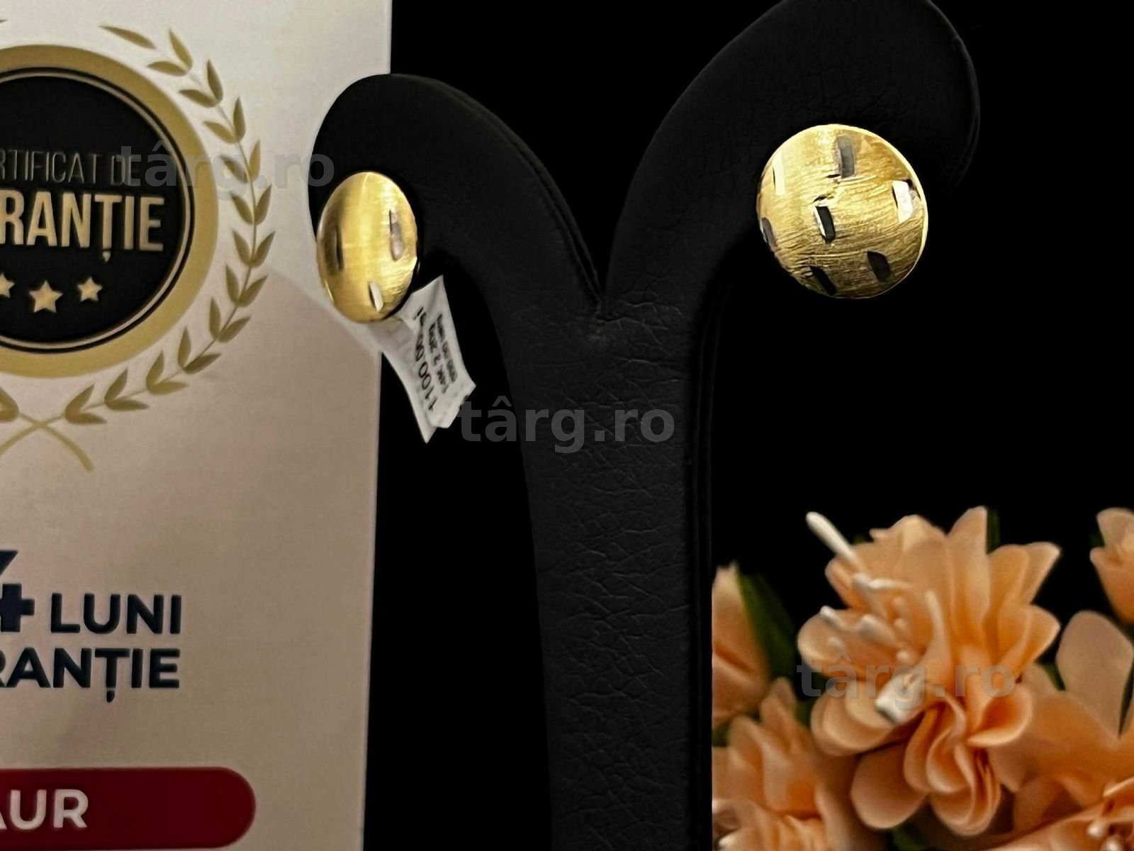 Cercei Aur 14k 2.20g (AG16 Moldova b32442.2)-Garantie 2 ani! 2