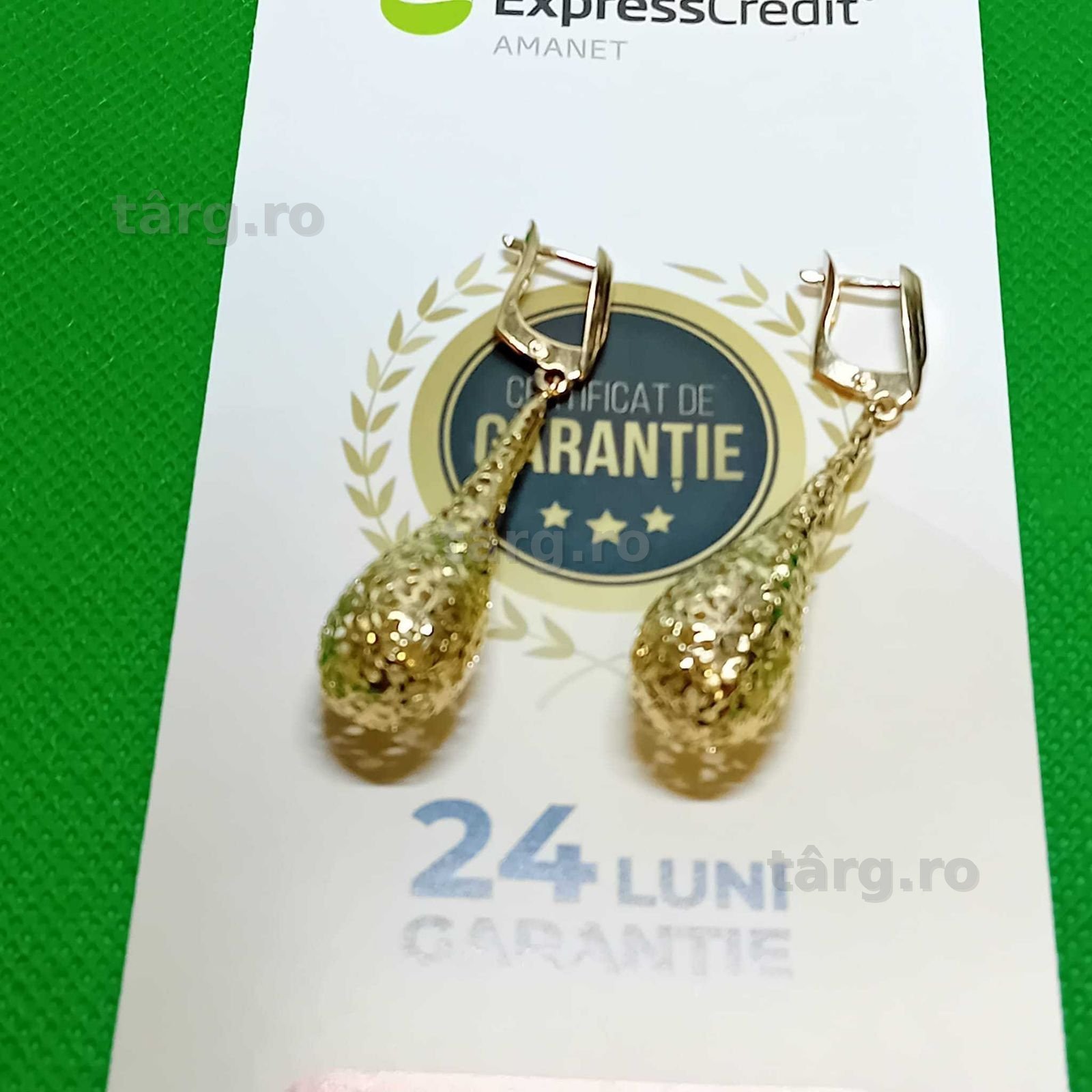 Cercei  aur 14k 4.50 gr (AG4 Dacia b.51857 )Garantie 2 ani 2