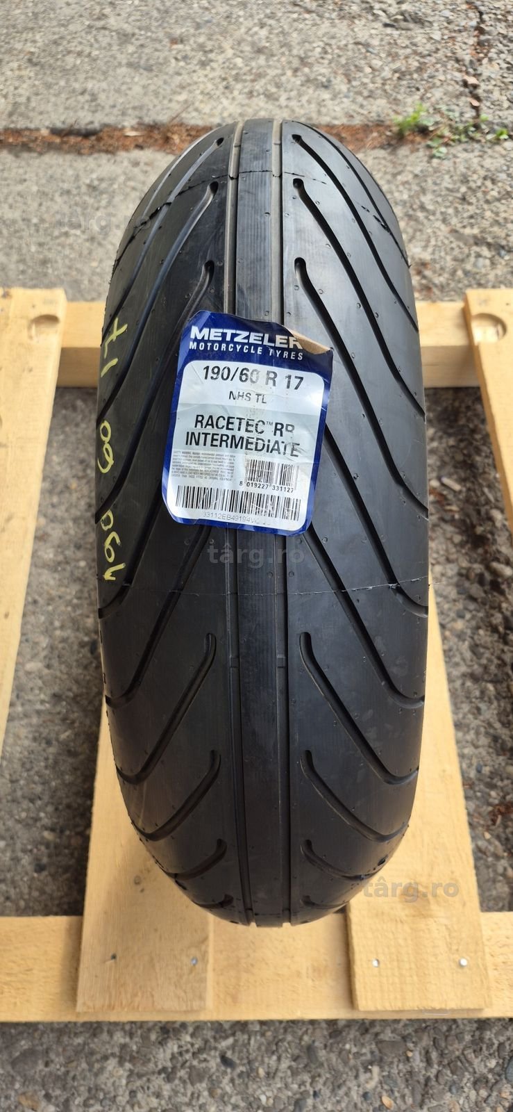 O anvelopa moto noua Metzeler 190/60/17,dot 2019.