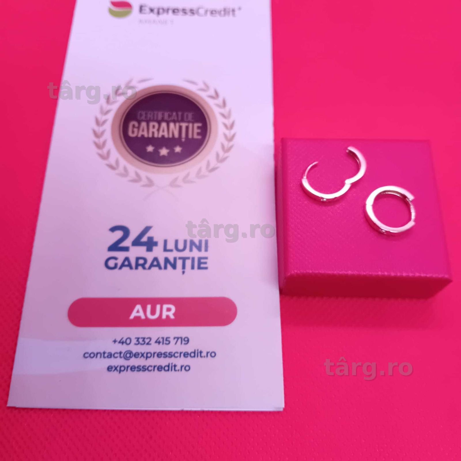 Cercei aur 14k 1.84g (Ag4 Dacia B50839.1) Garantie 2 Ani 2