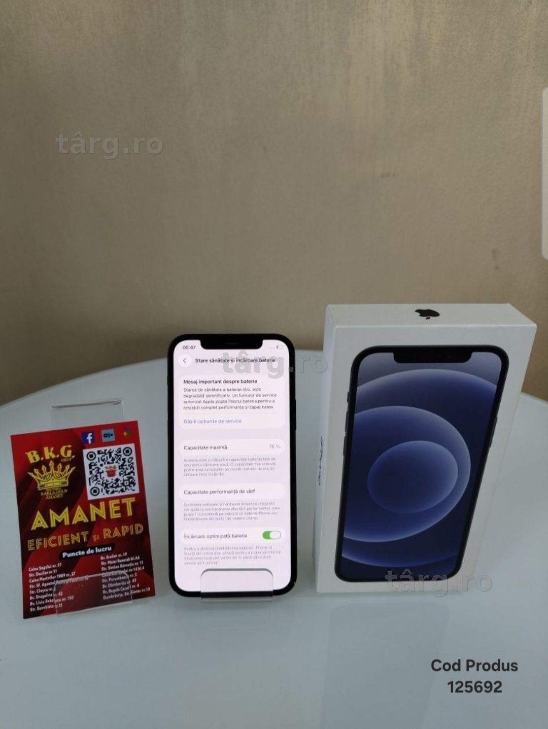 Iphone 12 64gb Amanet BKG