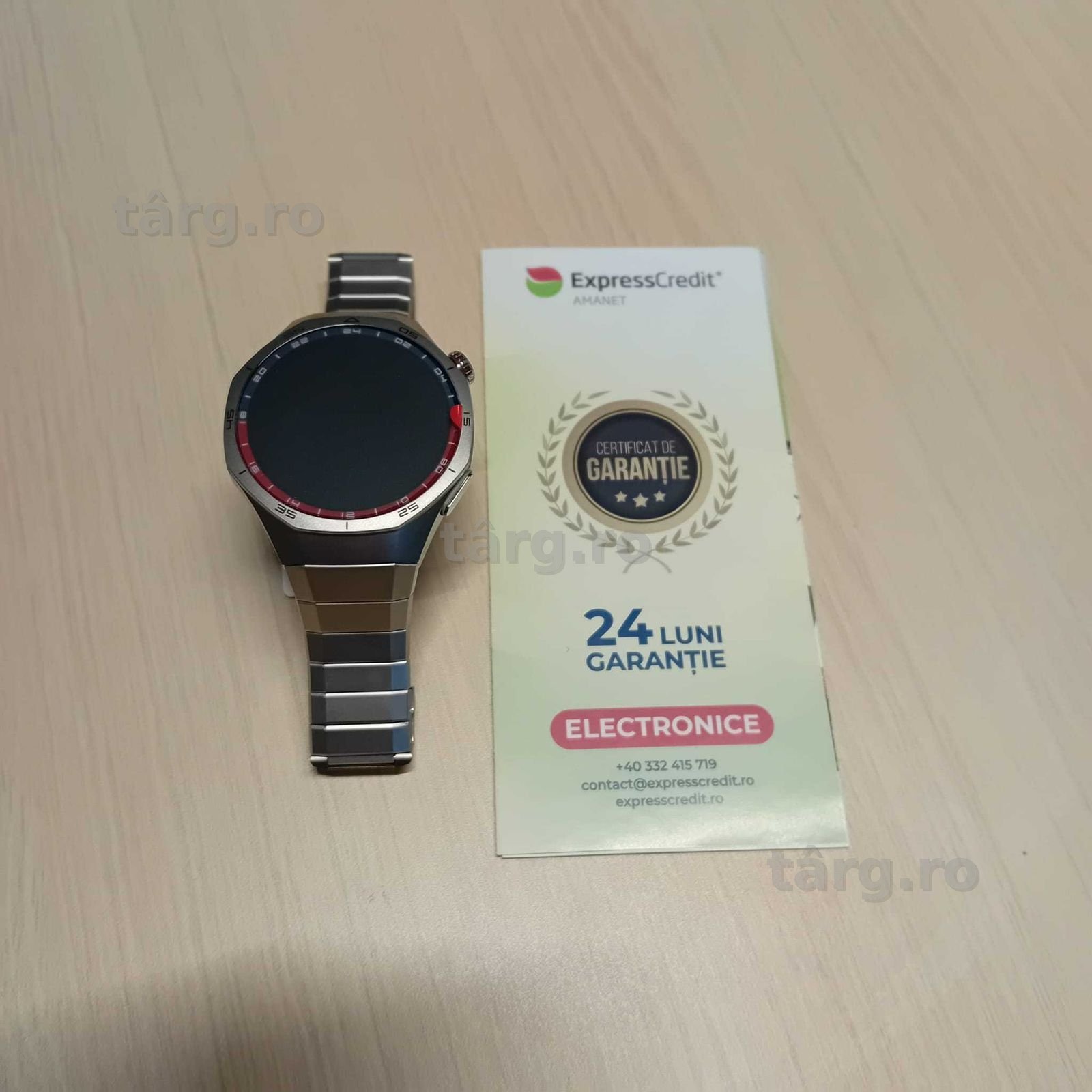 Smartwatch Huawei GT5 Pro Titanium Strap (ag49 Esplanada b.9397) 2 ani garantie