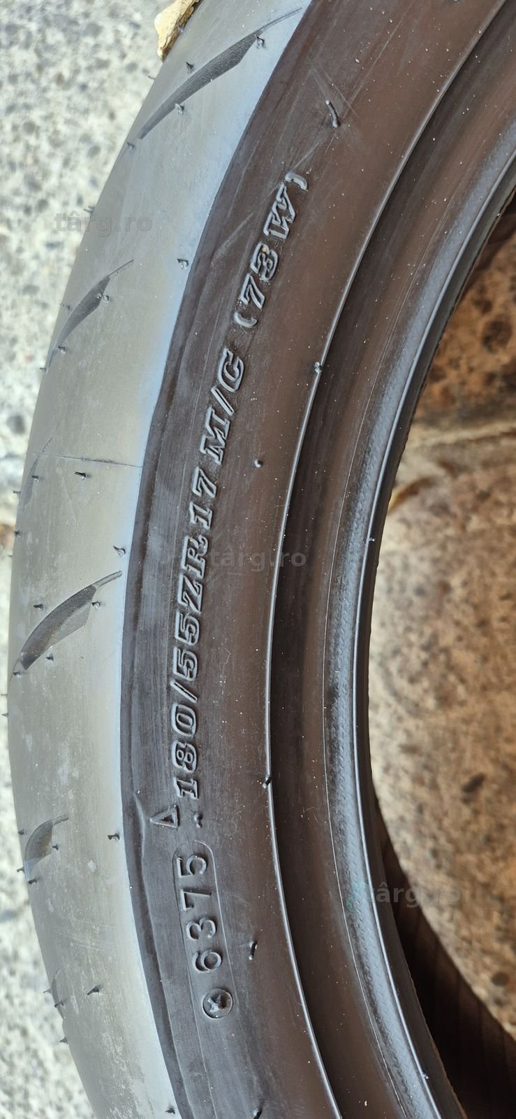 O anvelopa moto spate noua Dunlop 180/55 ZR17 M/C,dot 2018. 5
