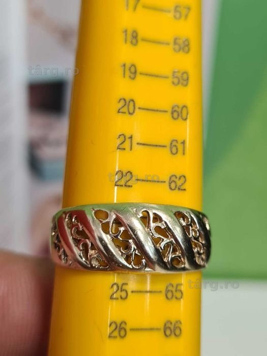 Inel aur 14k 3.84g (b68104.7/AG2 Tudor) Garantie 2 ani! 4