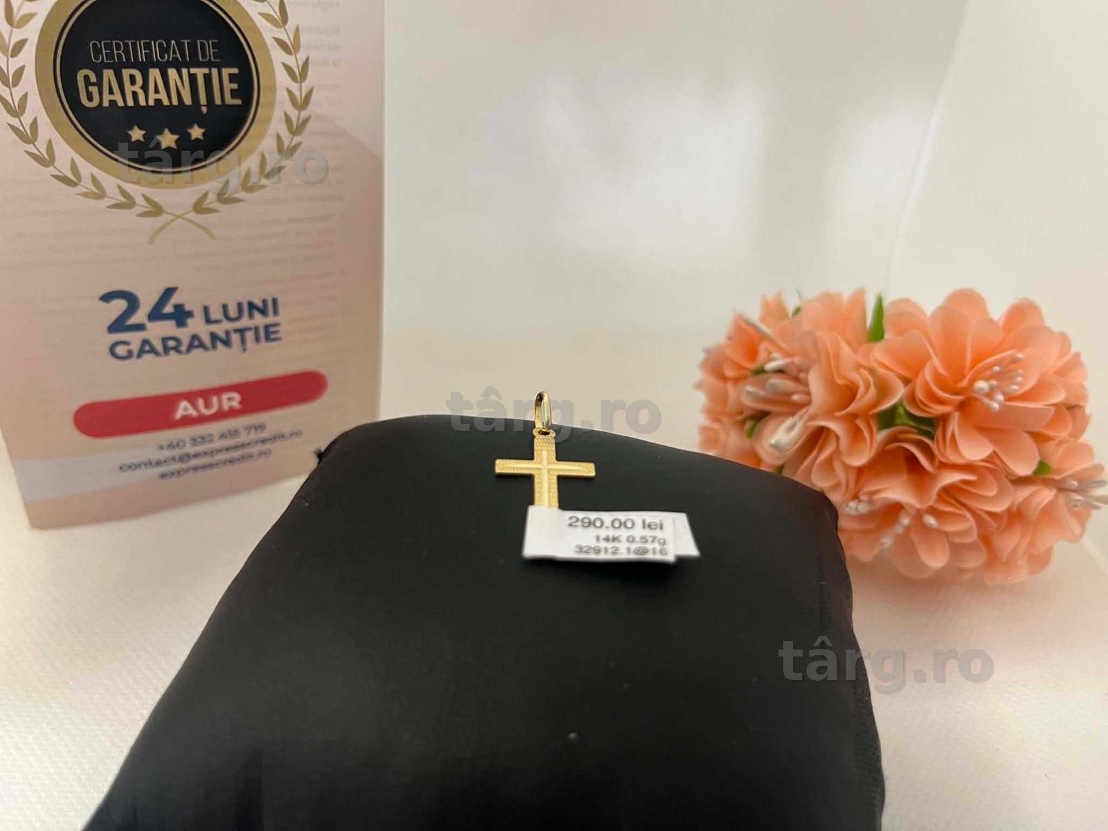 Pandantiv Aur 14k 0.57g (AG16 Moldova b32912)-Garantie 2 ani! 3