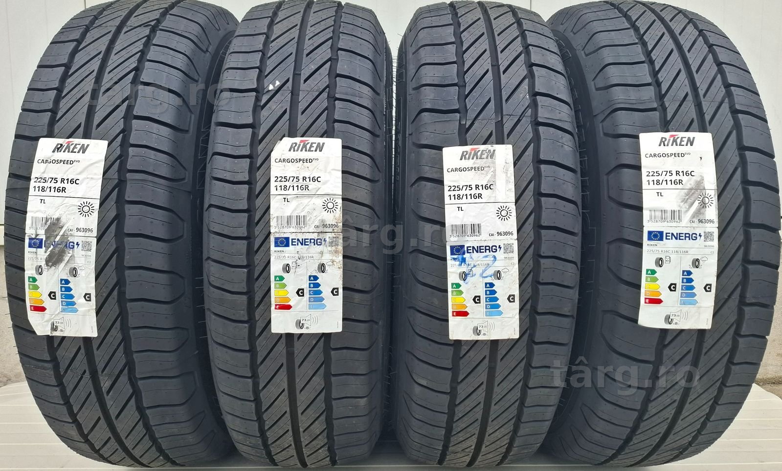 225/75 R16C, 118R, RIKEN (by Michelin), Anvelope de vara M+S