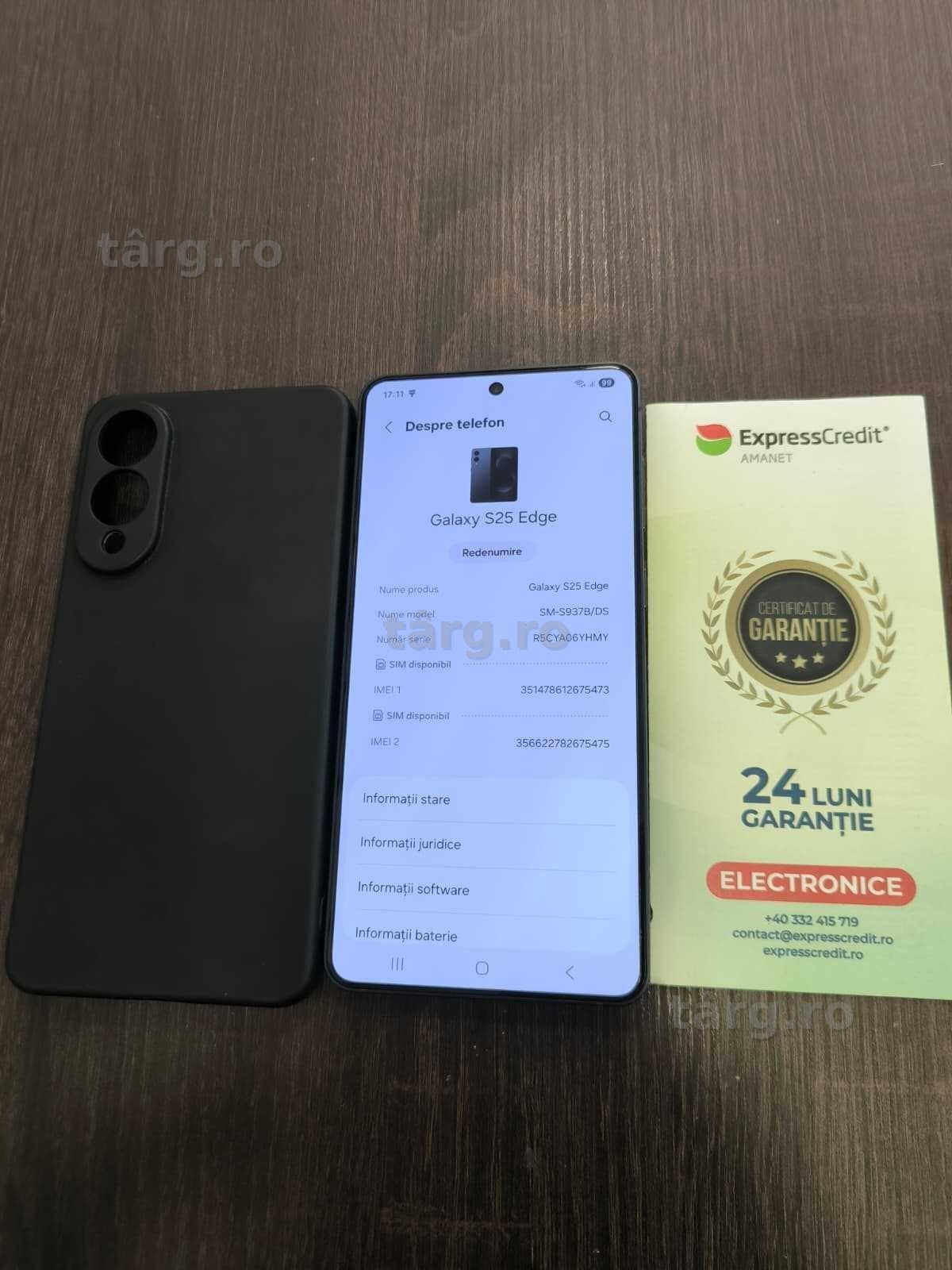Telefon Samsung S25 Edge 5G (AG24 b.46360) - Garantie 2 ani! 3