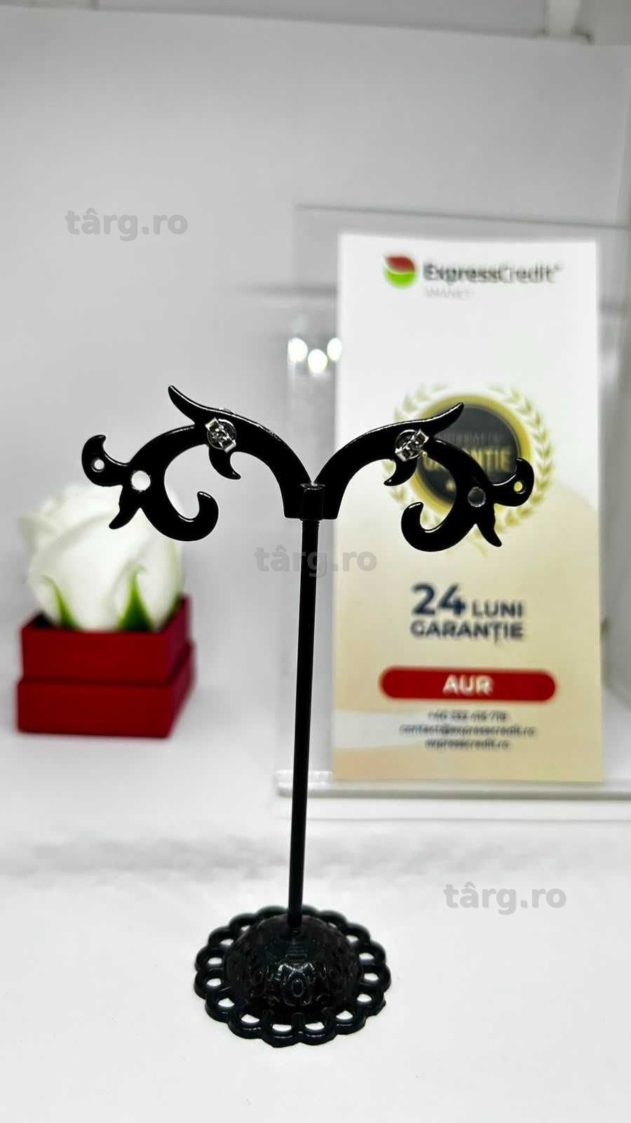 Cercei Aur 14k 1.33g (AG1 Alexandru B54362.61) - Garantie 2 ani! 3