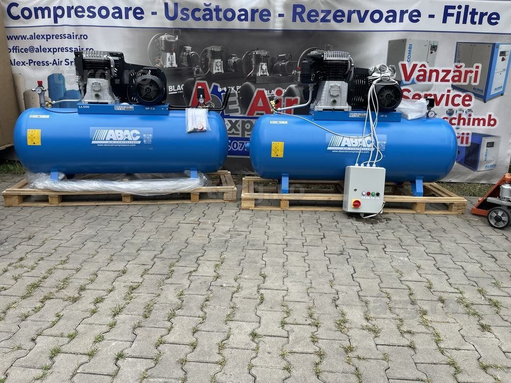 Compresor Profesional cu pistoane 500l/7,5HP/11Bar/5,5kw/Garantie 2ani