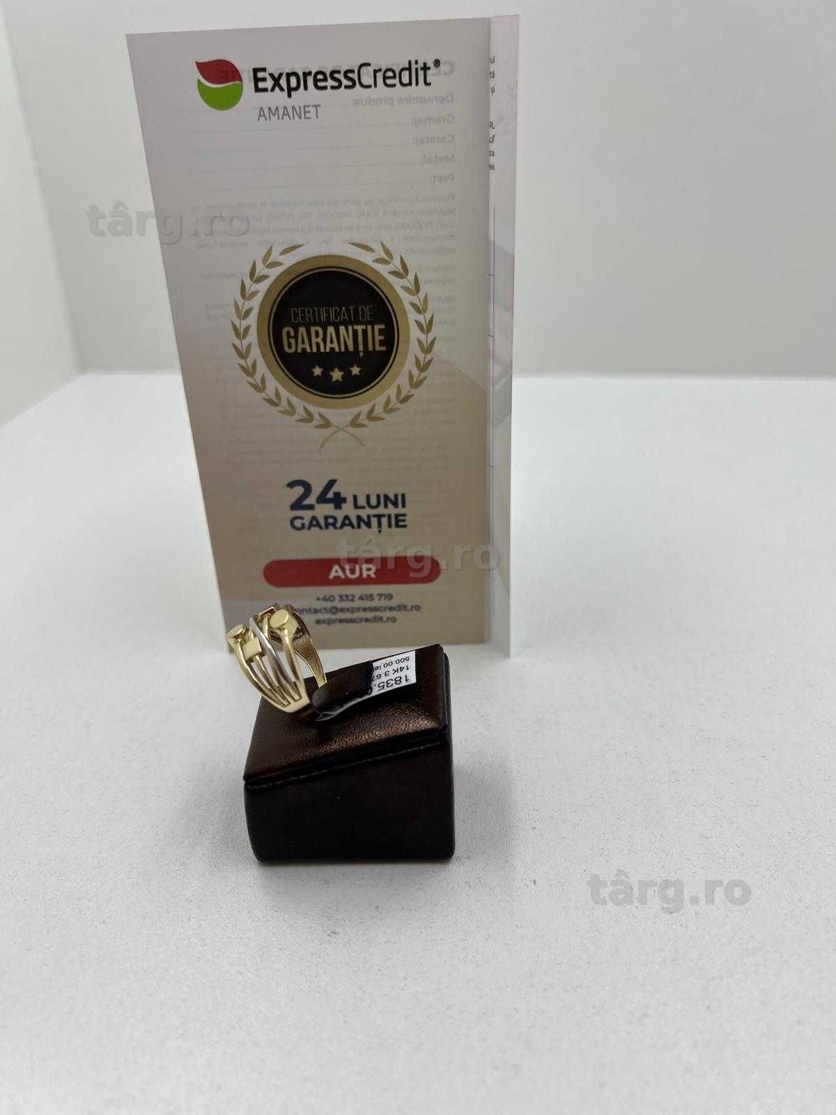 Inel Aur 14K 3.67g (Ag25 Belvedere B.42623) Garantie 2 ani! 3