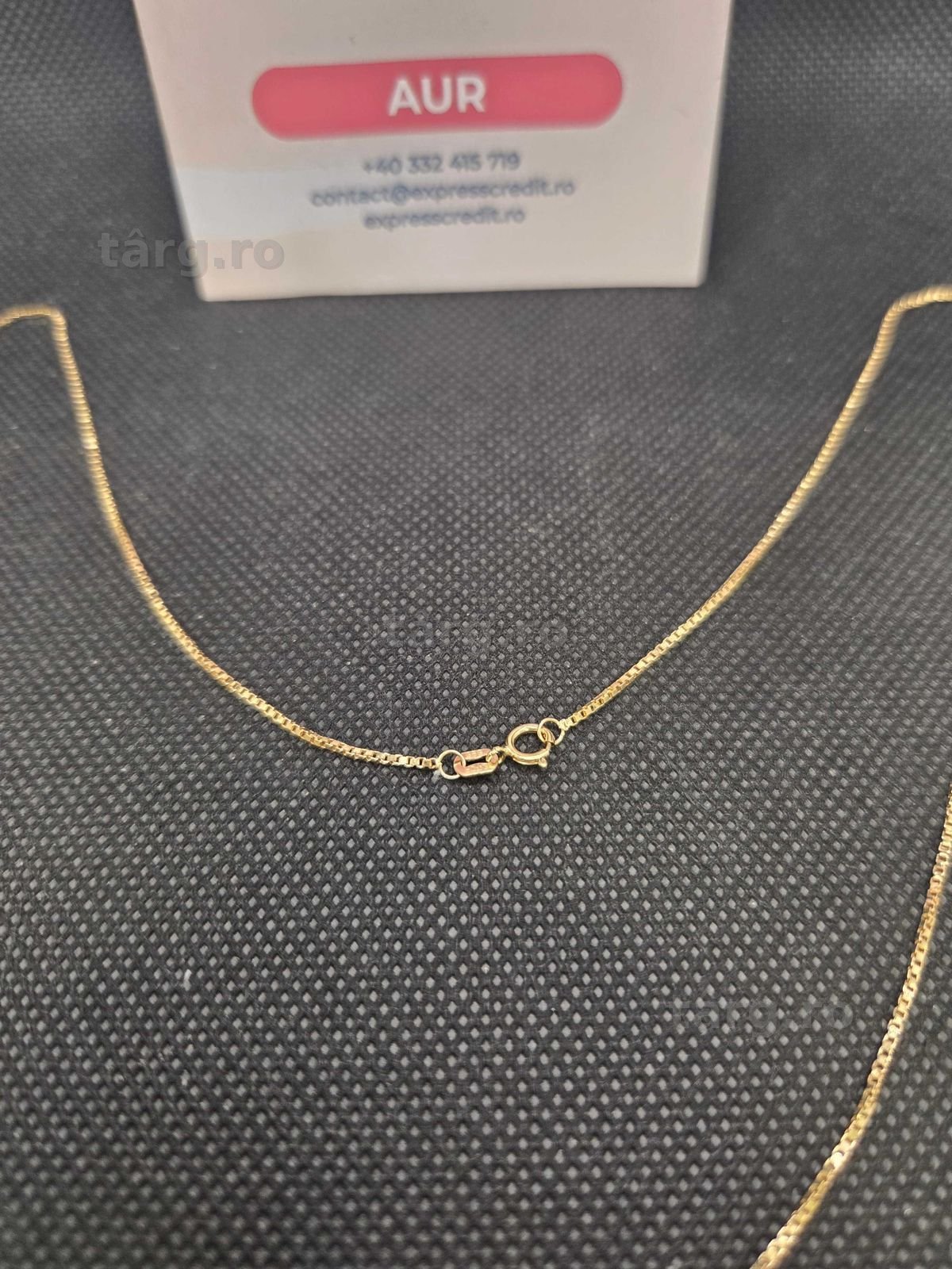 Lant aur 14K 1.70g (49897 Ag11 Piata Nicolina) Garantie 2 ani! 3