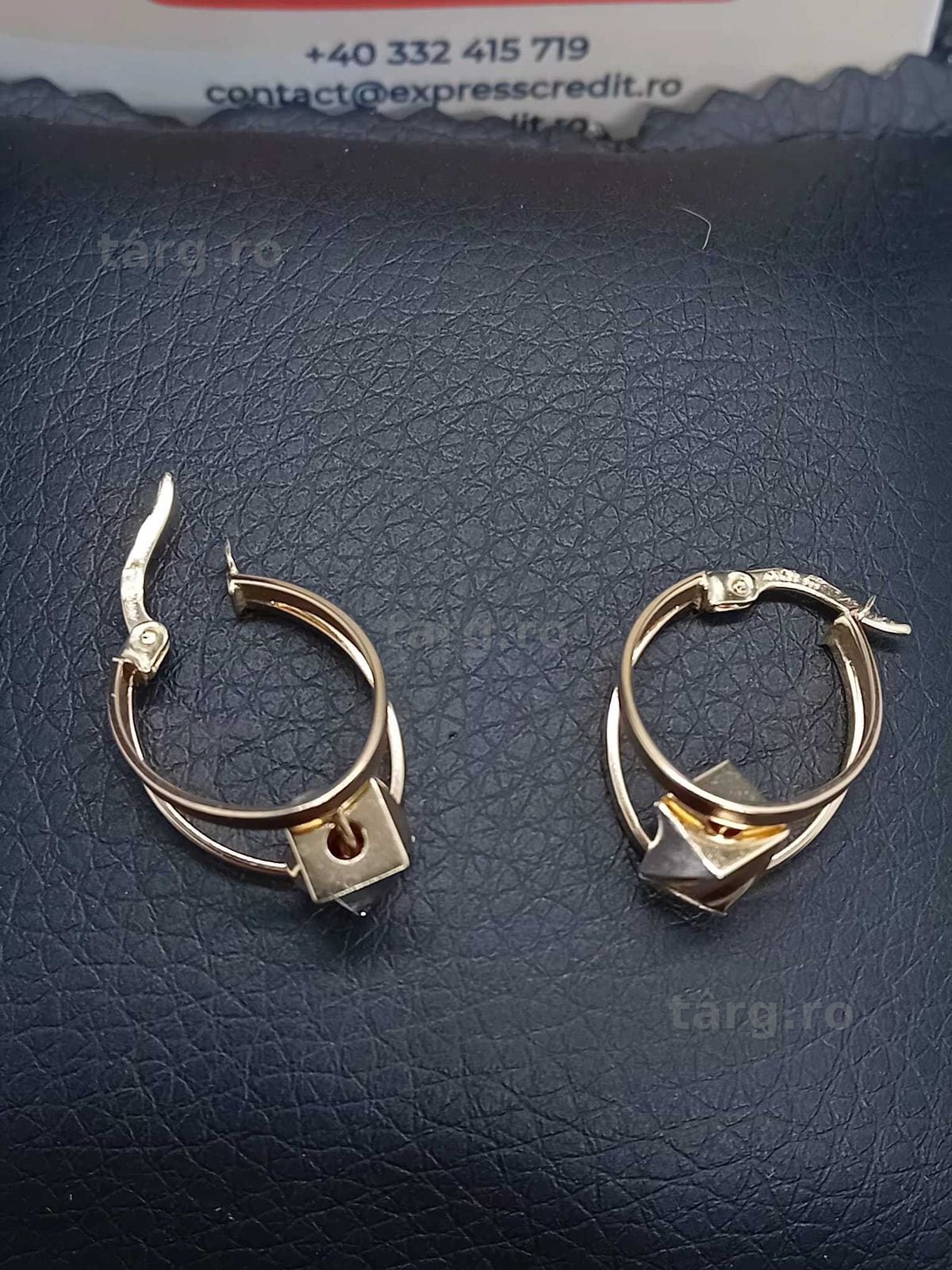 Cercei aur 14k 2.43g (B.25325 AG31 Barboi) Garantie 2 ani! 2