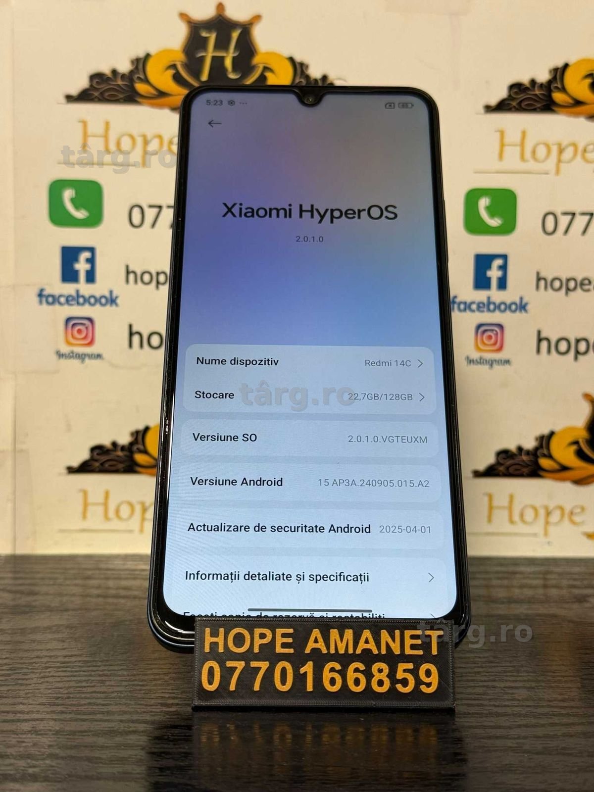 Hope Amanet P10/REDMI 14C 2