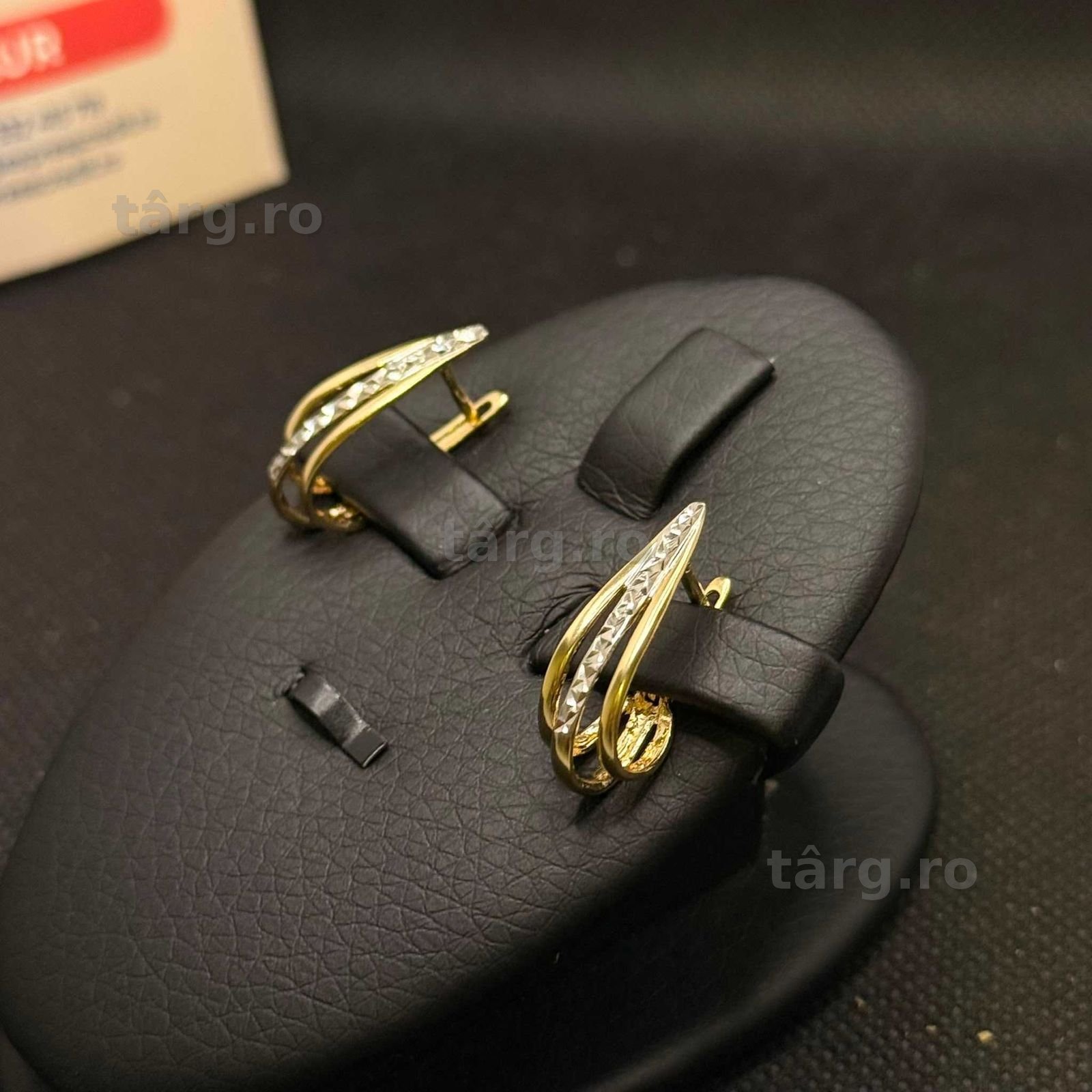 Cercei aur 14K 2.99g (AG15 Gara 1 B33931.1) Garantie 2 ani! 3