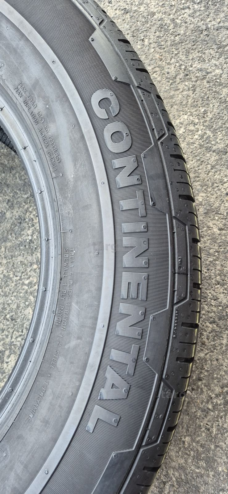 4 anvelope M+S Continental 265/60/18.Pretul este pe bucata. 4