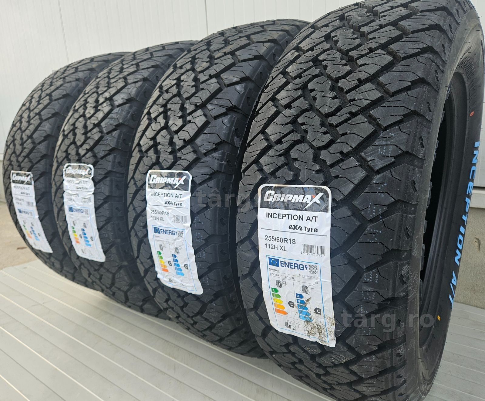 255/60 R18, 112H xl, GRIPMAX Inception A/T, Anvelope All Terrain M+S