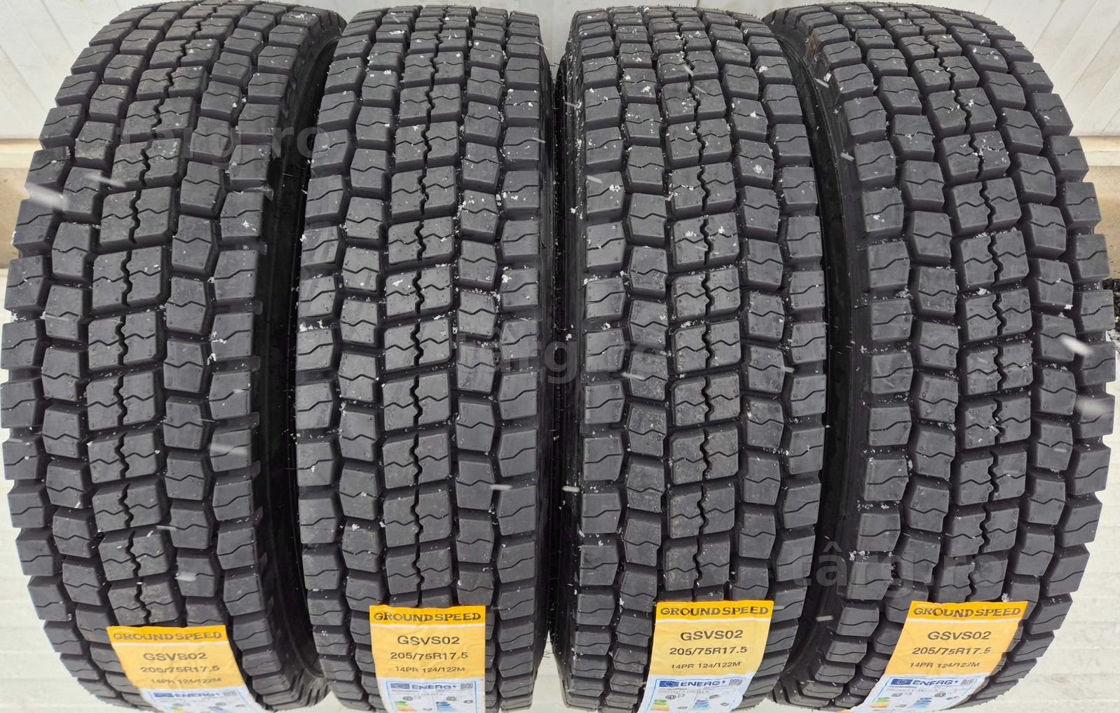 205/75 R17.5, 124M, GROUNDSPEED 14 P.R., Anvelope tractiune M+S 2