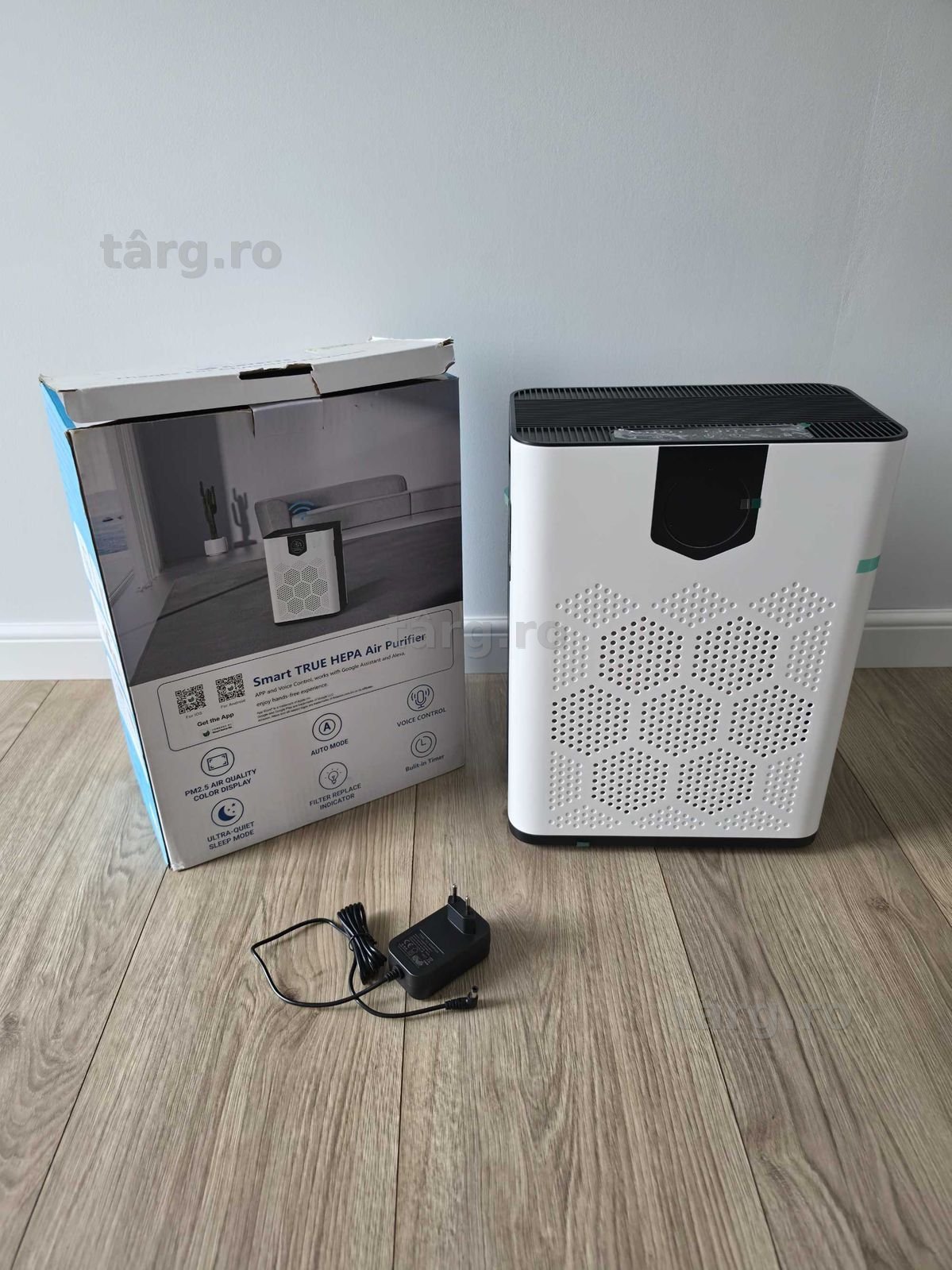 Purificator de Aer DAYETTE AP304 WIFI 2 Filtre Hepa H14, Capacitate 350 m³/h