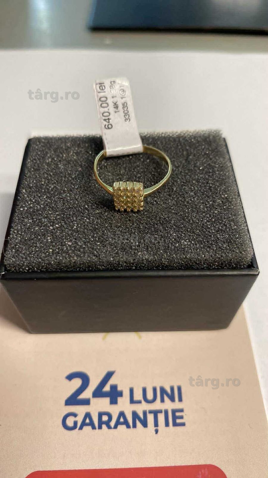 Inel aur 14k ( Tomesti b 33035) Garantie 2 ani! 2