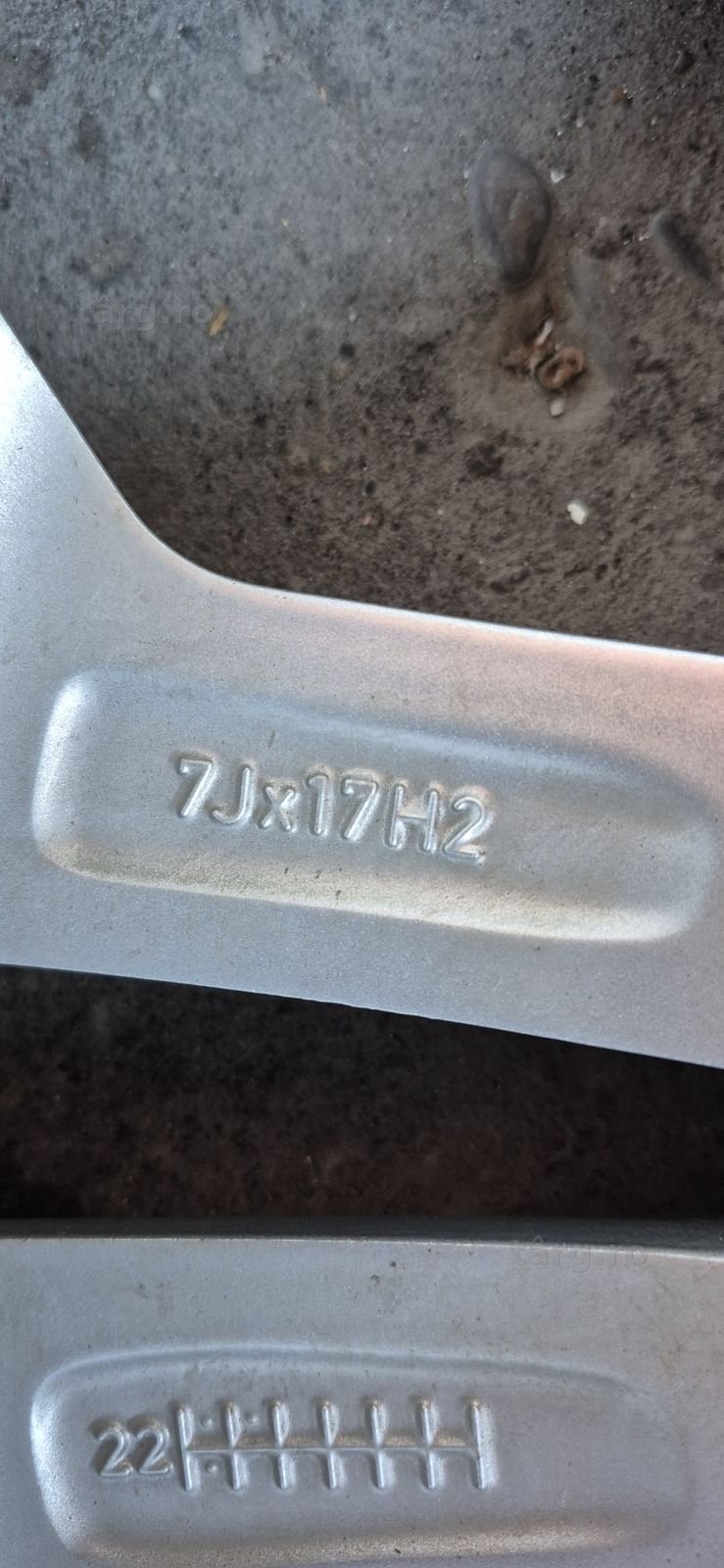 4 jante aliaj ca noi R17, 7J×17 H2,ET.35. 5