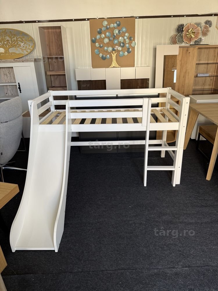 Pat pentru copii din lemn 160/70cm