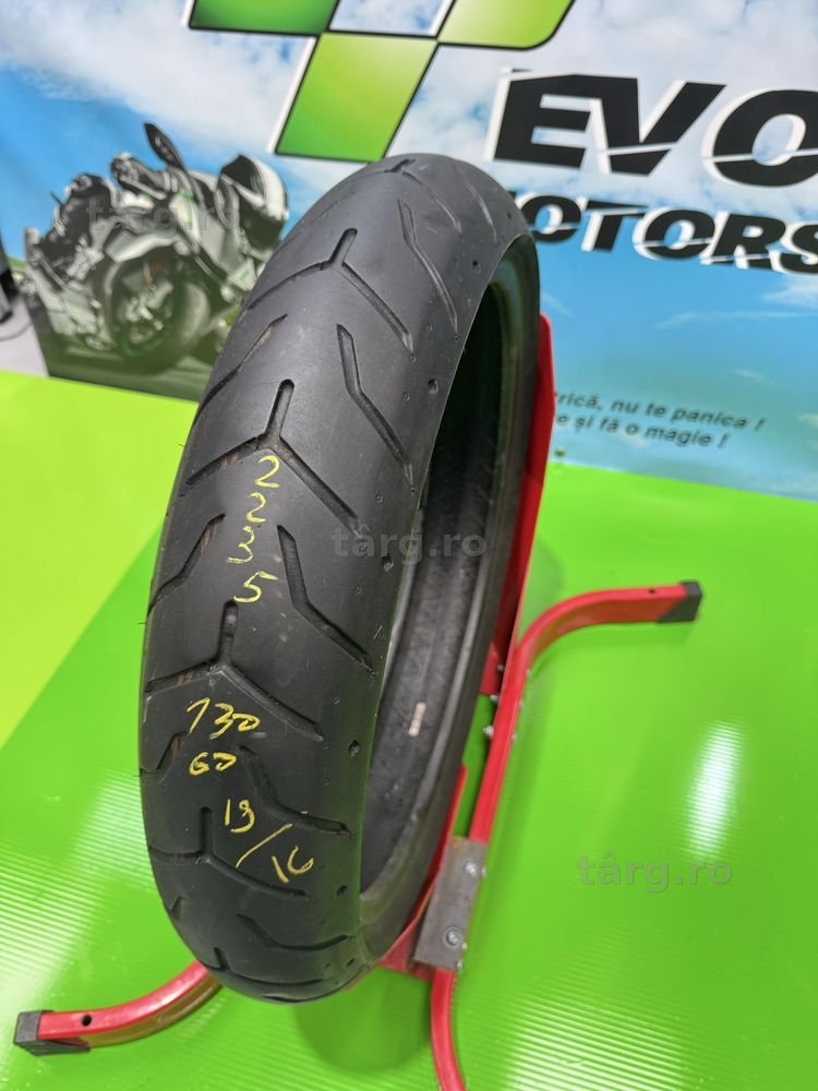 130 60 19 Anvelopa Moto Dunlop D408F compatibil cu Harley Cauciuc Fata C2235