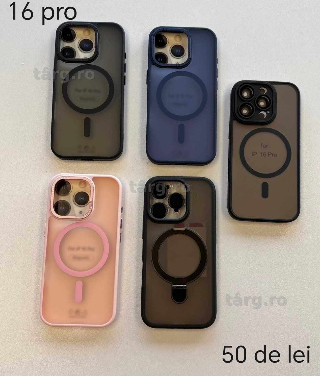 Huse, Folii, Cabluri iPhone 16 Pro - Montaj gratuit folie 4