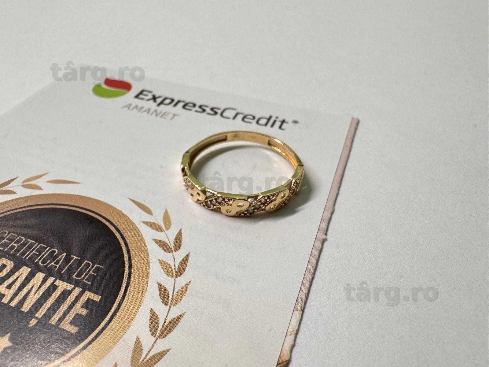 Inel aur 14K 1.53g (B.61650 Tatarasi) Garantie 2 ani