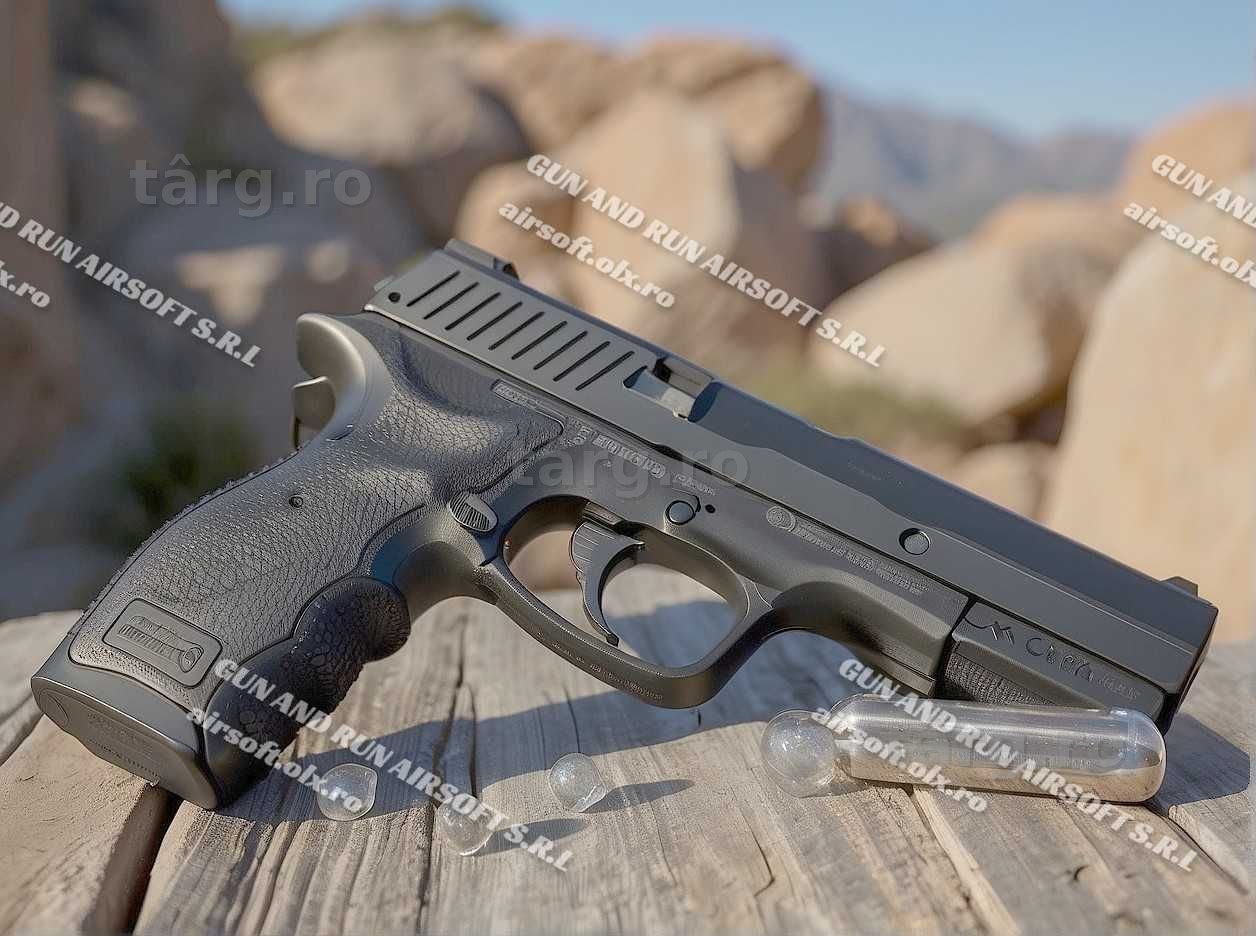 Pistol [25 JOULI] Pentru Daunatoare! - Cu Bile De Cauciuc Co2 Airsoft