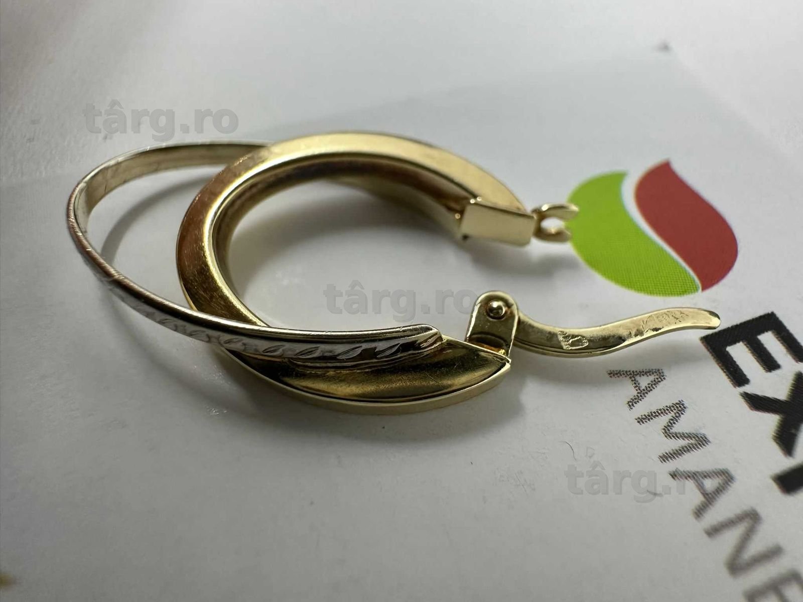 Cercei 14k 2.04g ( Galata B7734.1 ) Garantie 2 ani! 2