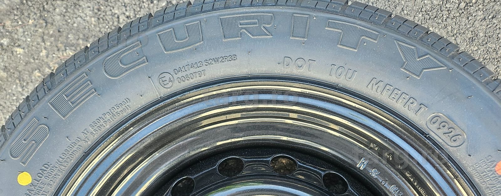 195/50 R13C Roata completa SECURITY 6Jx13 5x112 ET30 Valva metalica 3