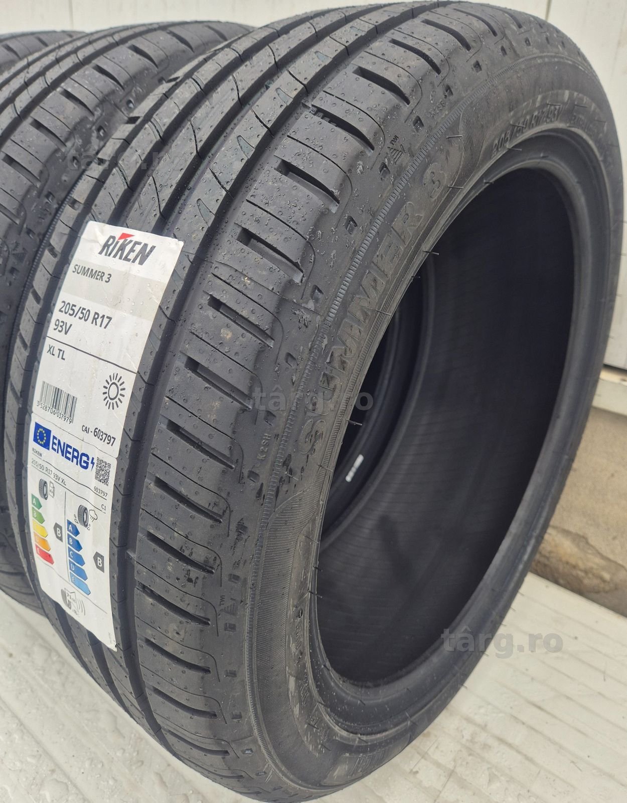 205/50 R17 93V RIKEN (By Michelin) Summer 3 XL Anvelope de vara B/B/71 3