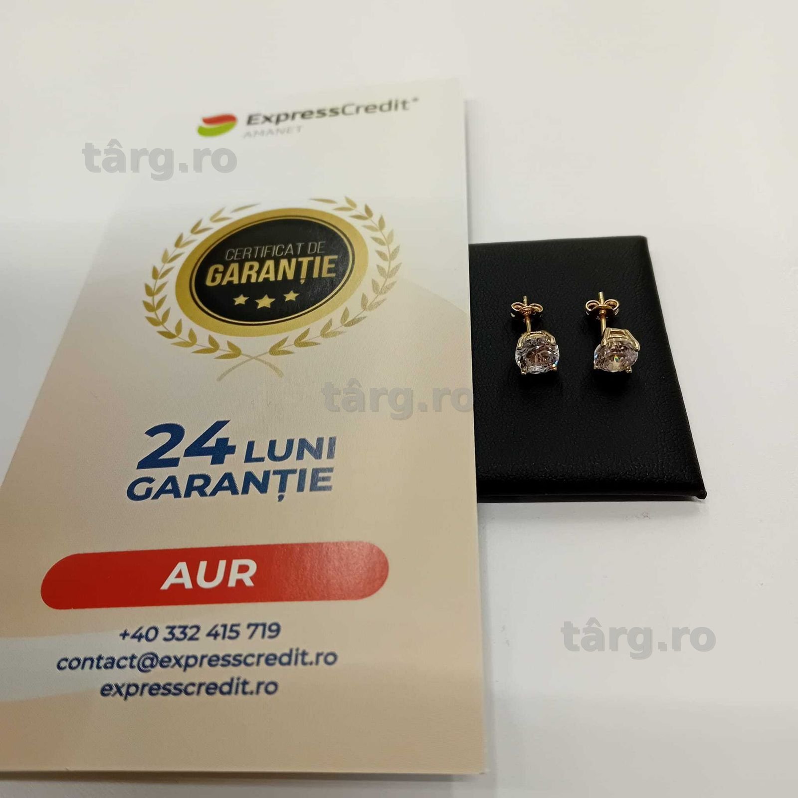 Cercei aur 14k (ag49 Esplanada b.8579)