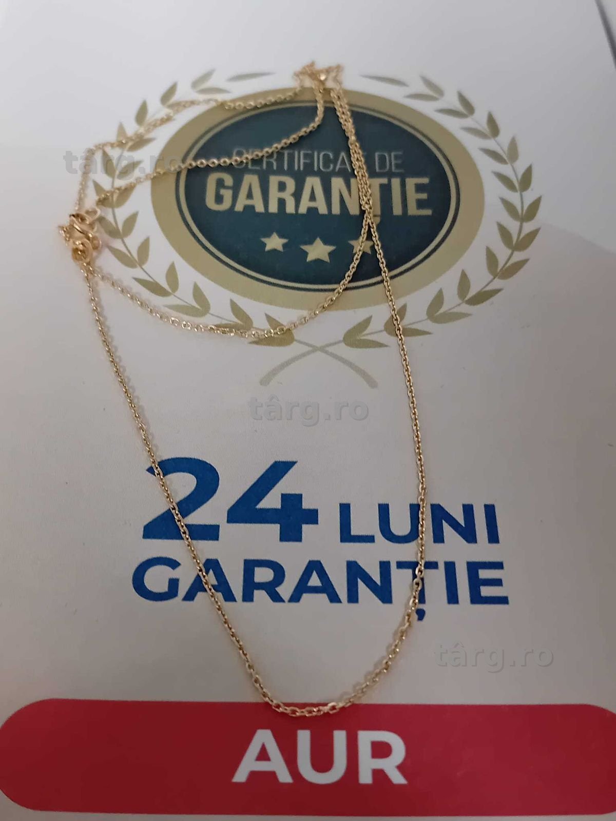 Lant aur 14k[Tomesti-b:33374.1]-Garantie 2 ani! 2
