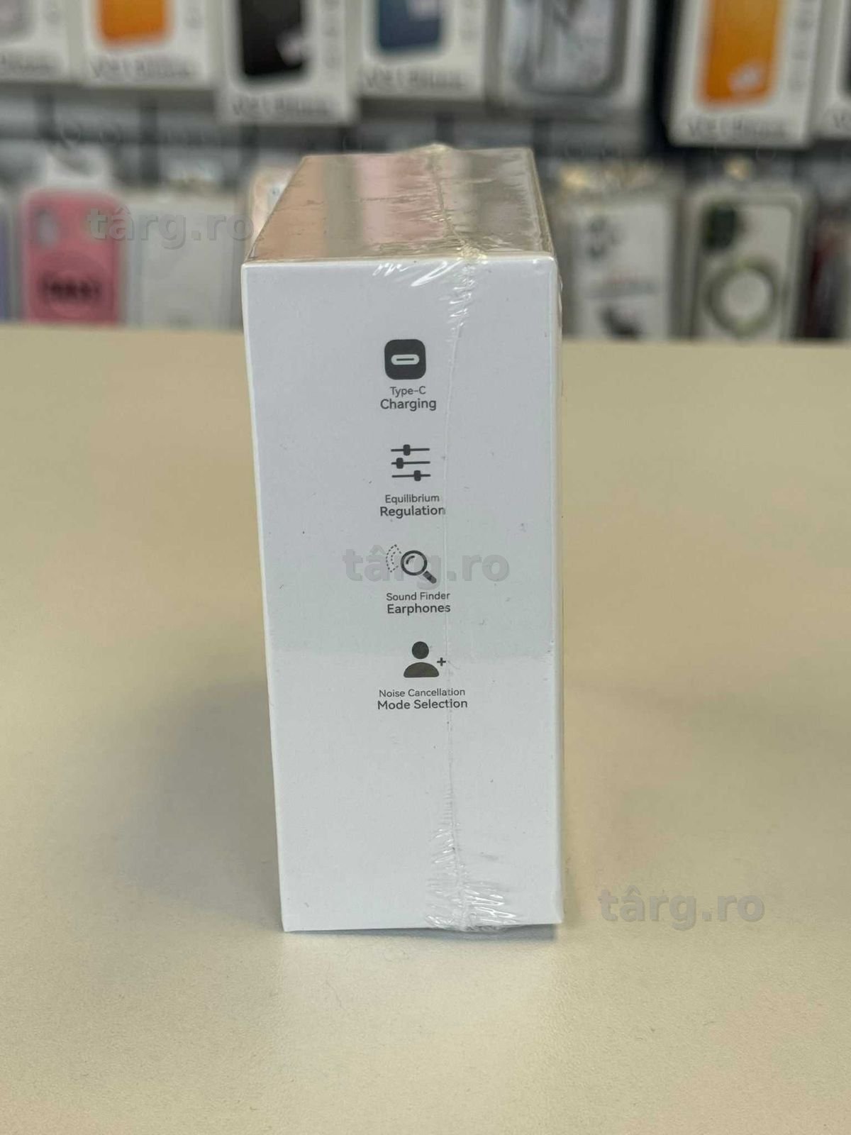 Casti Wireless, Ecran tactil,Active noise cancellation,Autonomie 4 Ore 2