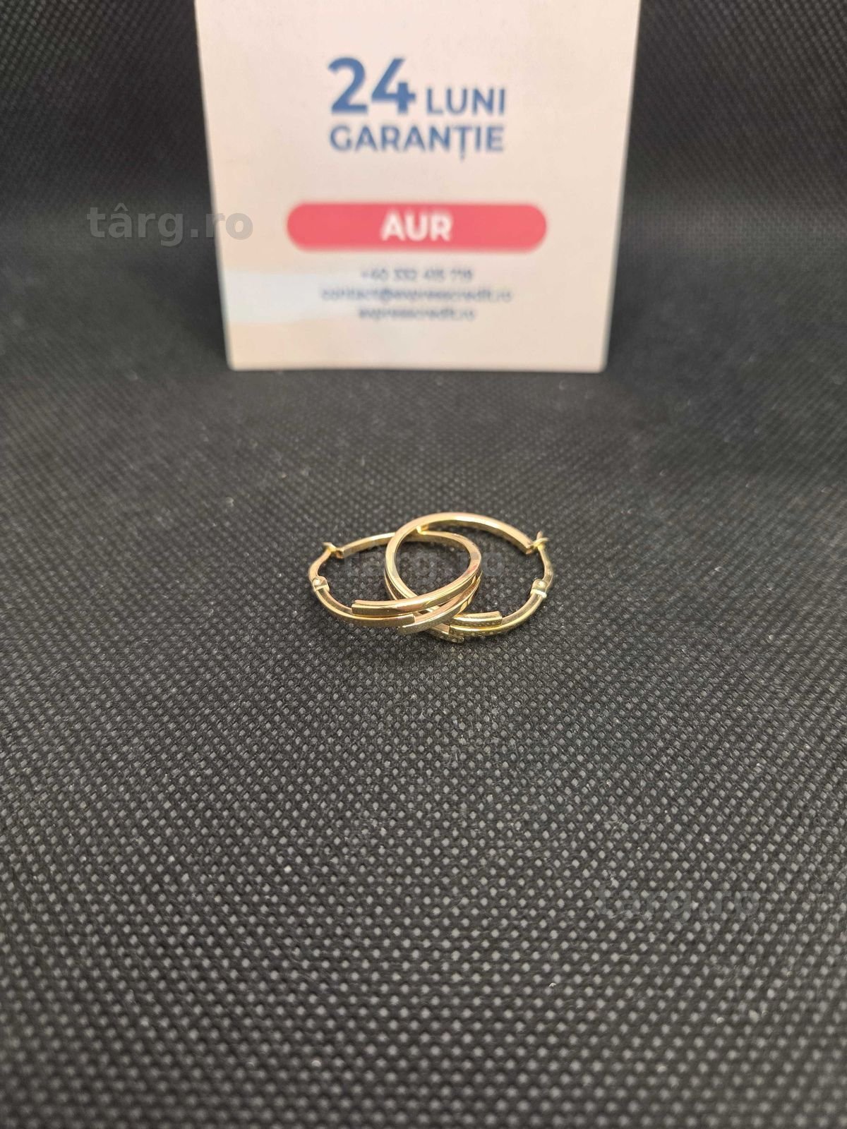 Cercei aur 14K 2.19g (50081.11 Ag11 Piata Nicolina) Garantie 2 ani!