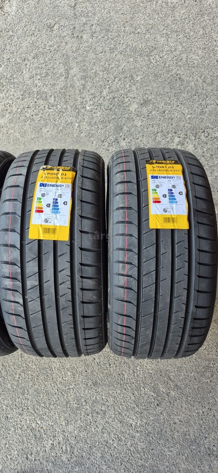 4 anvelope vara noi Tercelo 245/40/18,dot 2025.Pretul este pe bucata. 2