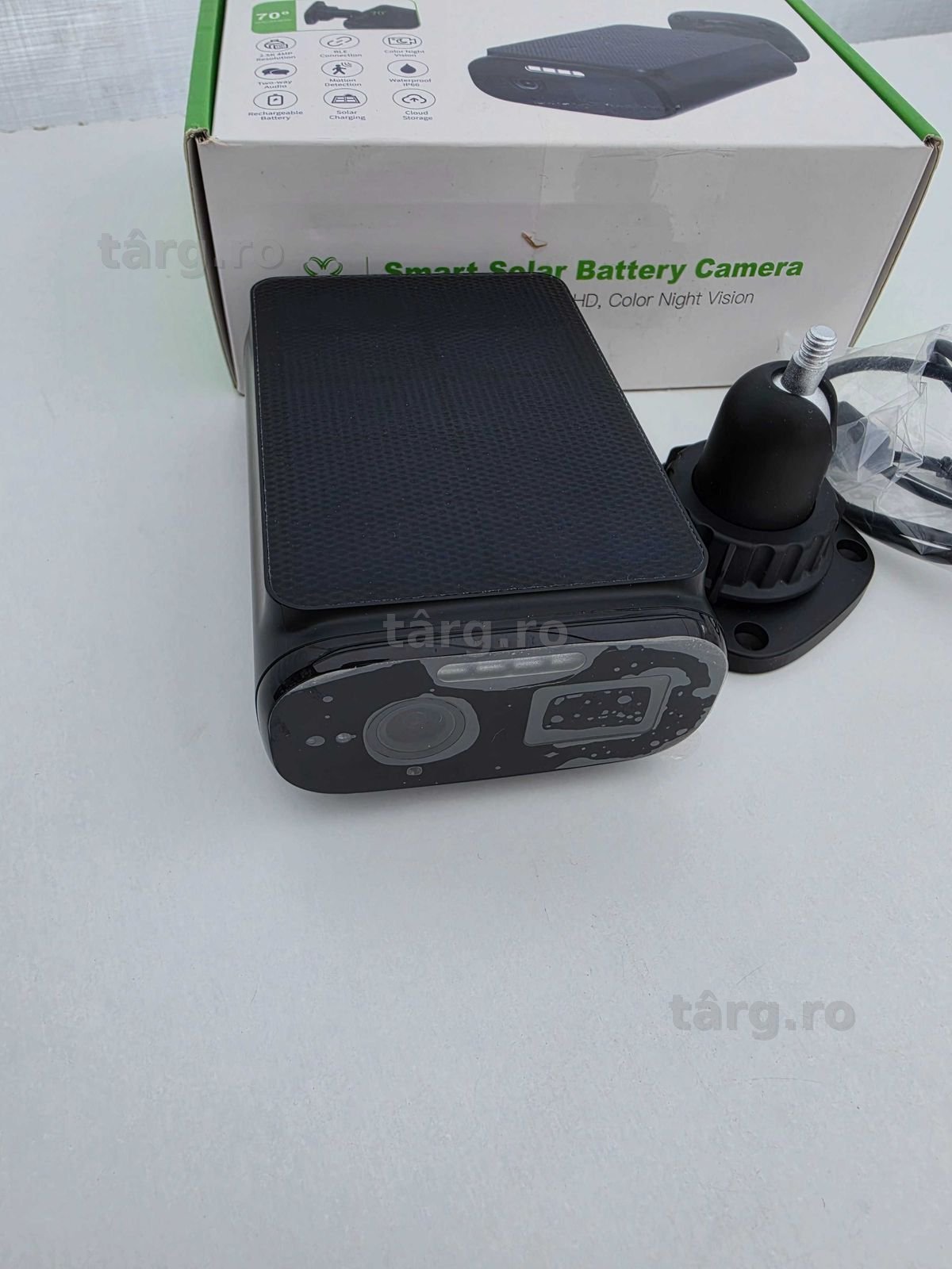 Cameră de supraveghere wireless pentru exterior WOOX 4MP cu panou solar - R8482 2
