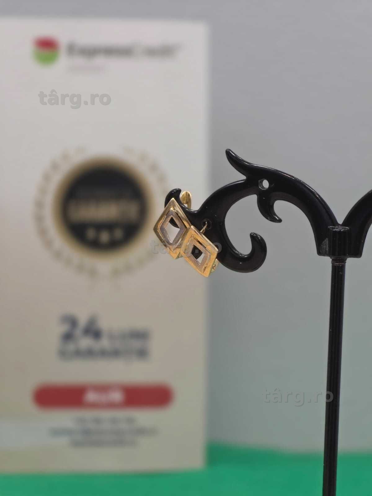 Cercei aur 14K 1.64g [Ag45 Bacau1 B.28150.5.32]