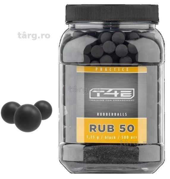 Bile de cauciuc Umarex T4E Practice RUB 50 1,23gr 500buc airsoft