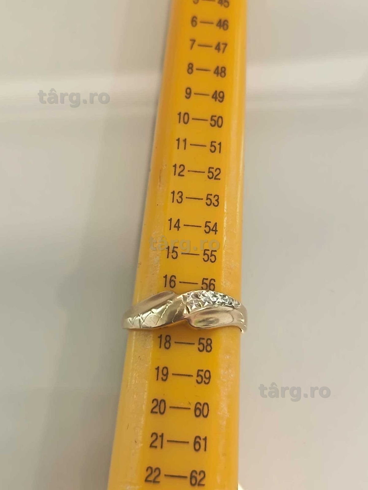 (AG41) Inel aur 14K b5989.2 Certificat de garantie 3
