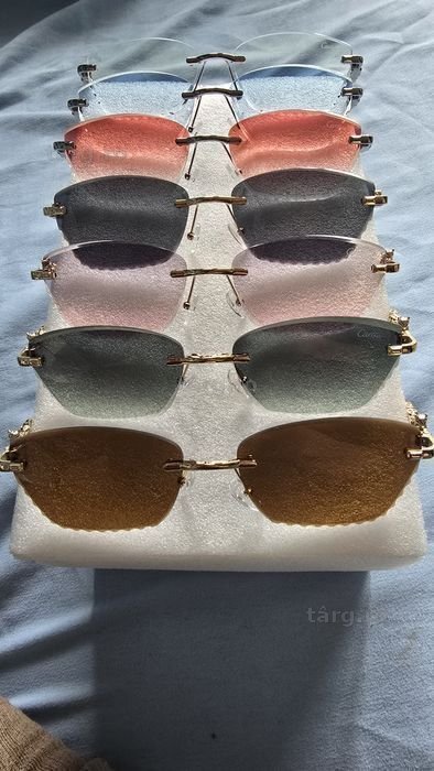 Promo - Ochelari de soare Cartier model 4, diamond cut. Pret per bucata