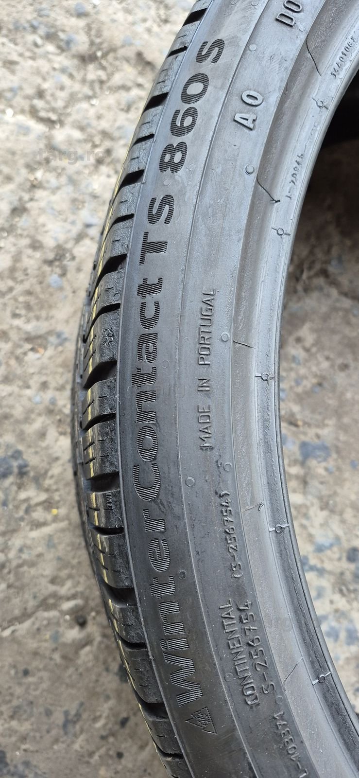 4 anvelope iarna Continental 285/30/22.Pretul este pe bucata 5