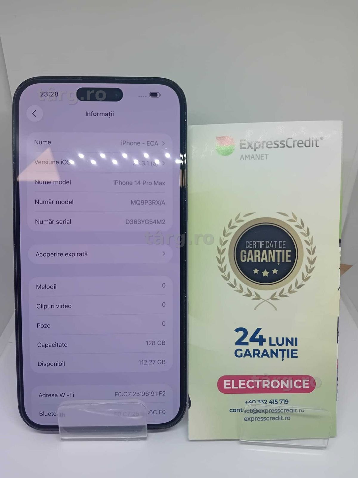 Apple iPhone 14 Pro Max (35470/30 Pacurari 2) Garantie 2 Ani!