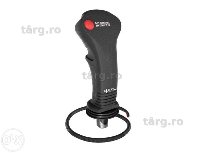 Joystick electromecanic 1 buton pentru distribuitor hidraulic